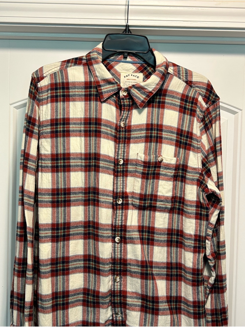 Fat Face Flannel, Men’s Size Medium.